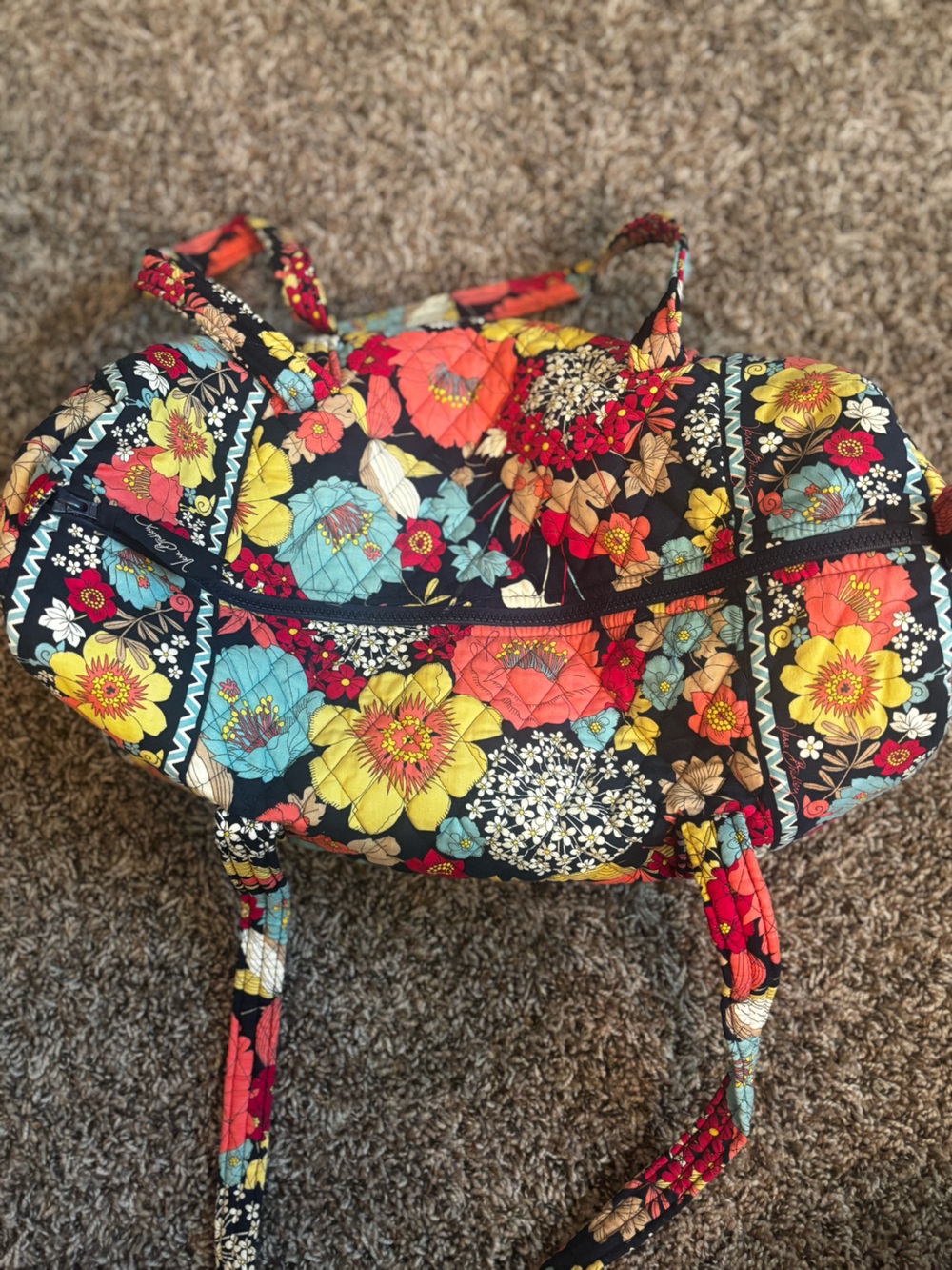 Vera Bradley Floral Small Tote Bag - Picture 4 of 4